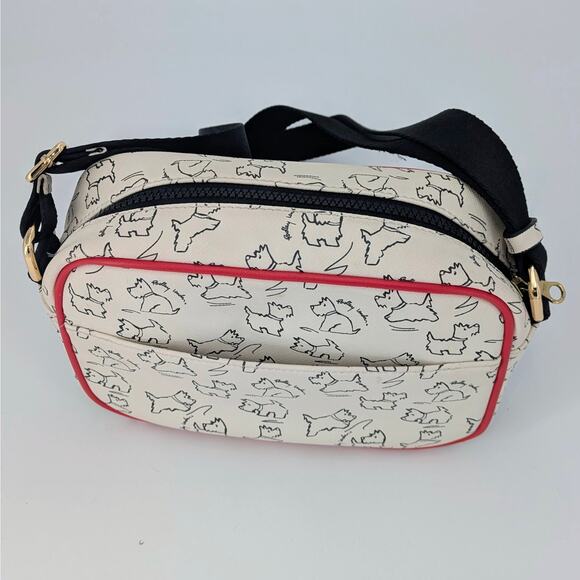 Radley London Sketch Street Crossbody Bag Scottie Dog Print Small Zippered Purse - Picture 14 of 15